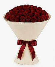 Букет 101 Бордовая роза Блэк Бакарра в Янауле