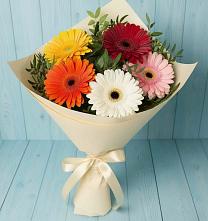 Букет цветов из:  Герберы в Янауле