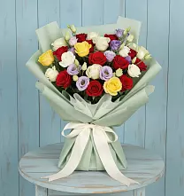 Букет цветов из:  Розы в Янауле