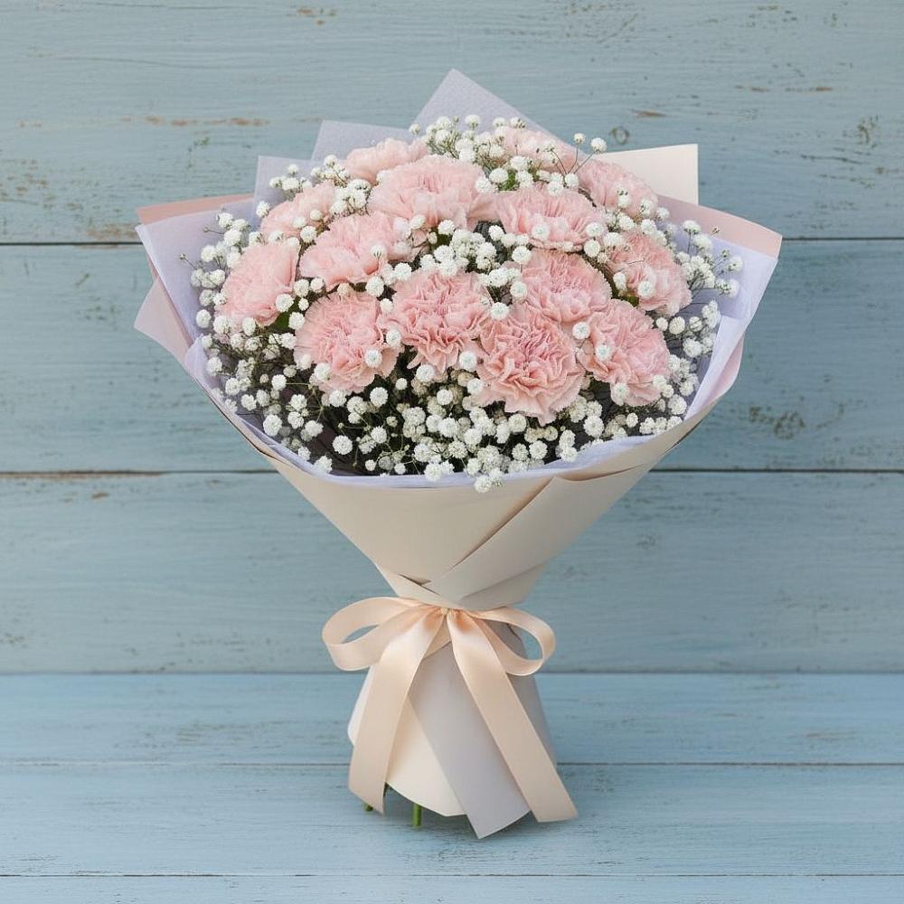 Букет цветов из: Гвоздики в Янауле