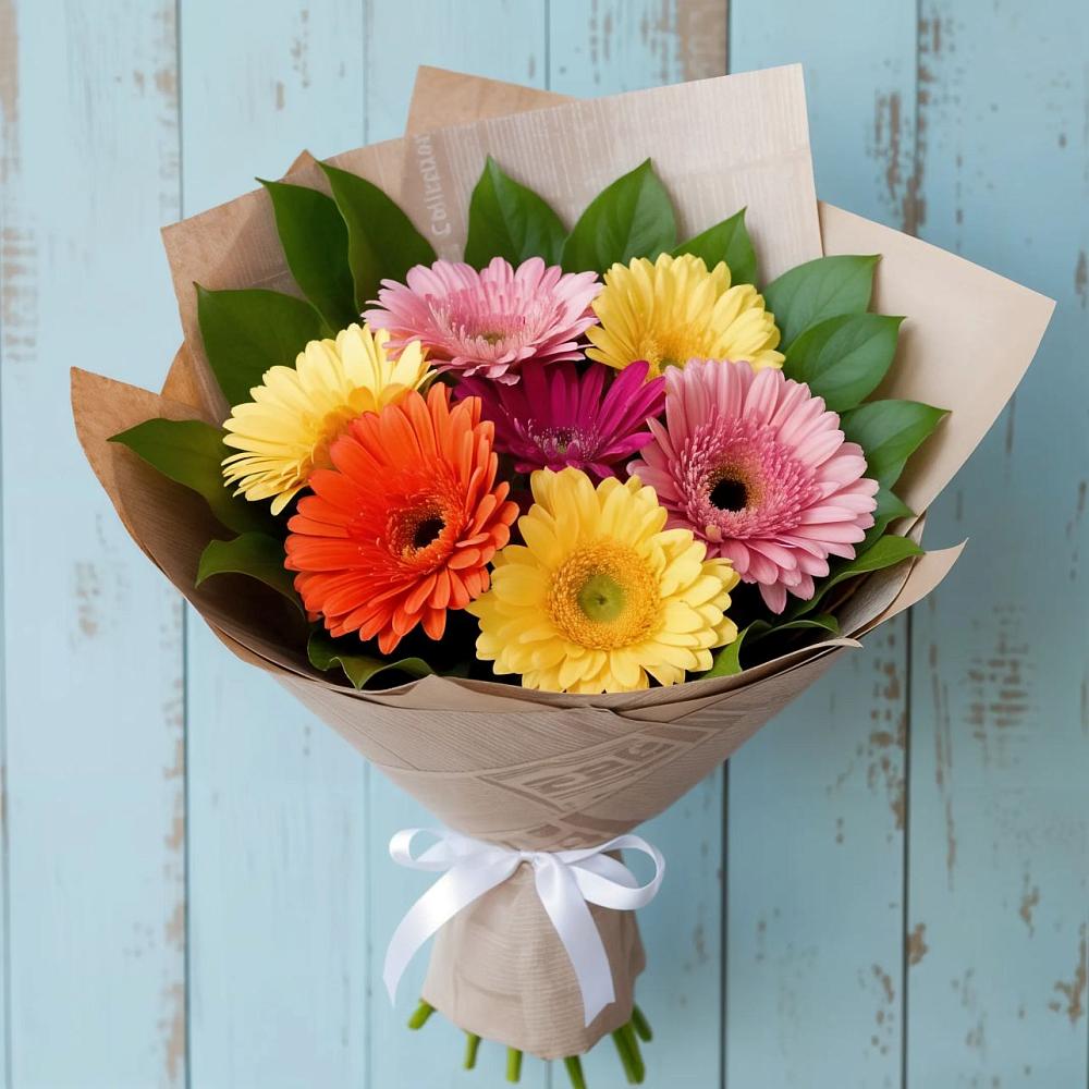 Букет цветов из: Герберы в Янауле