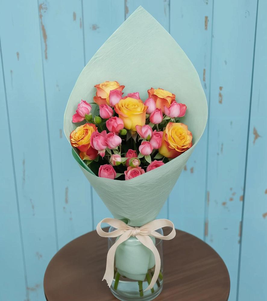 Букет цветов из: Розы в Янауле