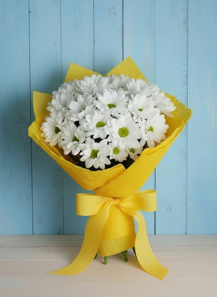 Букет цветов из: Хризантемы в Янауле
