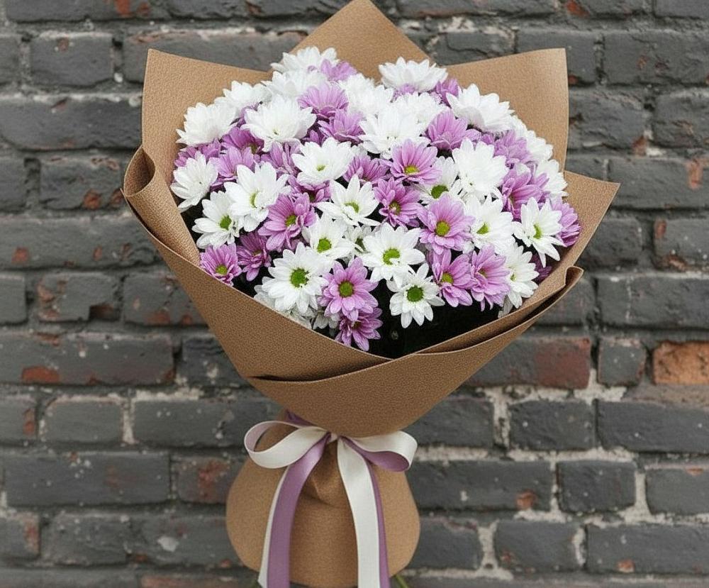 Букет цветов из: Хризантемы в Янауле