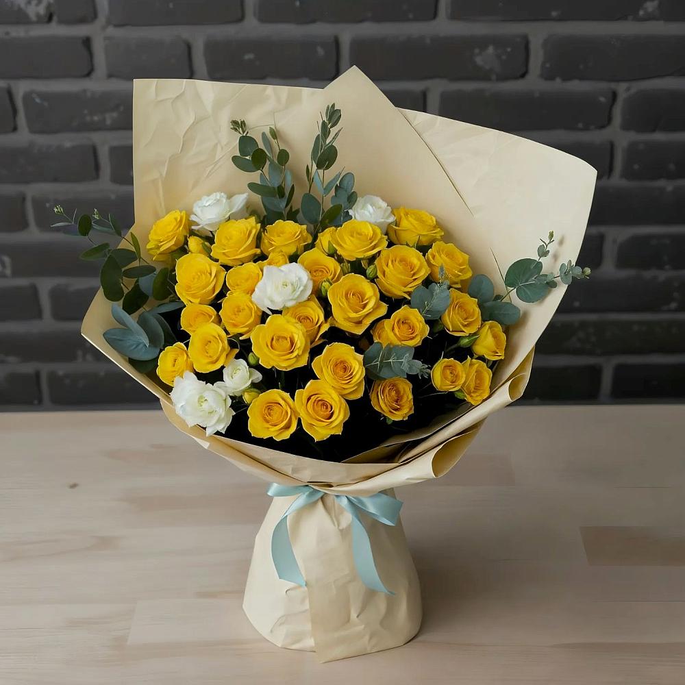 Букет цветов из: Розы в Янауле