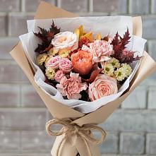 Букет цветов из:  Гвоздики, Хризантемы и Розы #REPLACE_PRED# Янауле