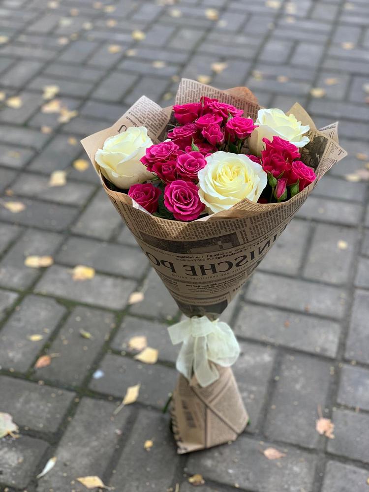 Букет цветов из: Розы в Янауле