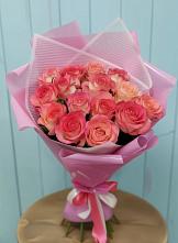 Букет 15 Розовых роз Равель #REPLACE_PRED# Янауле