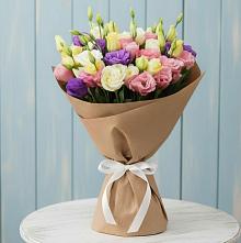 Букет цветов из:  Лизиантусы в Янауле
